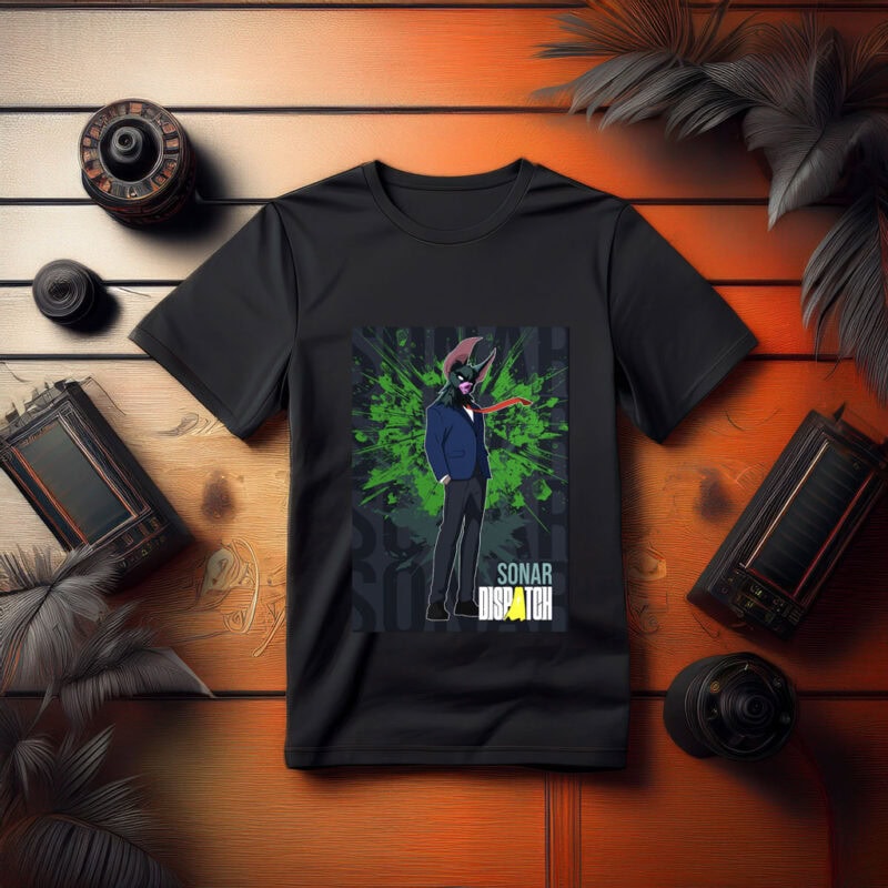 Sonar Dispatch Bat Character Shirt