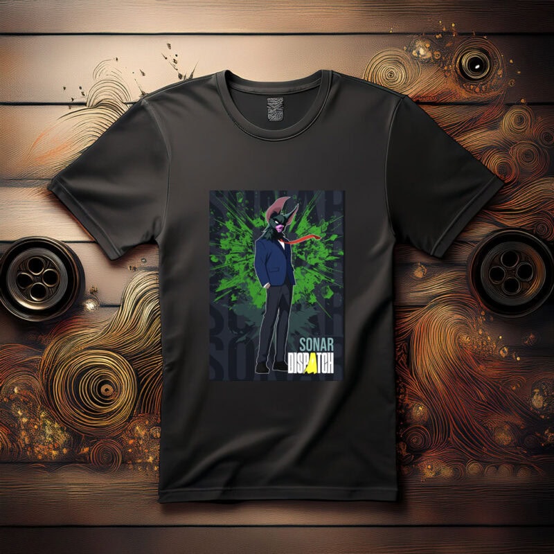 Sonar Dispatch Bat Character Shirt