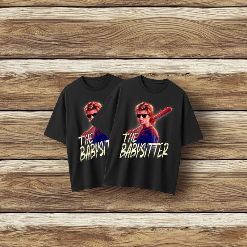 Stranger Things Steve The Babysitter Portrait T-Shirt
