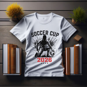 World Cup 2026 Matching Soccer Illustration Shirt