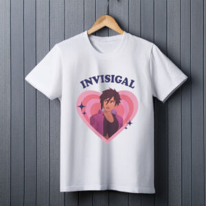 Invisigal Retro Heart Shirt
